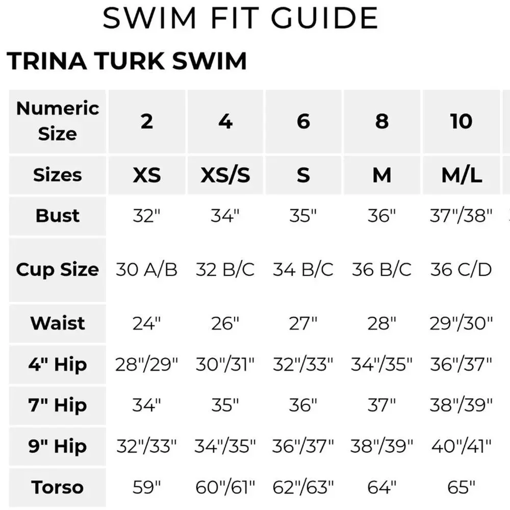 Trina Turk Fold Over High Waist Bikini Bottom